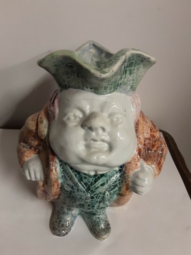 Pichet personnage faience - personnage, de
