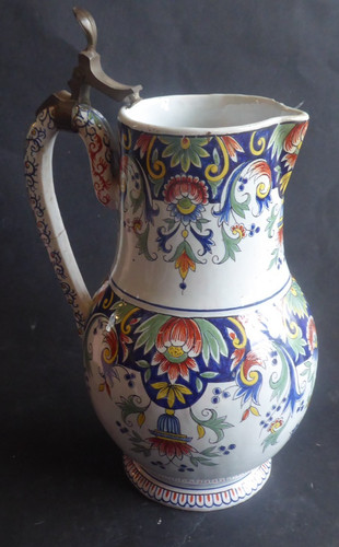 Ancien pichet faïence style - ancien,
