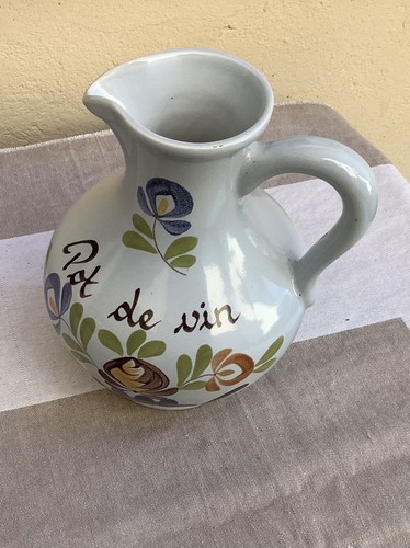 Joli pichet vin faience - vin, de